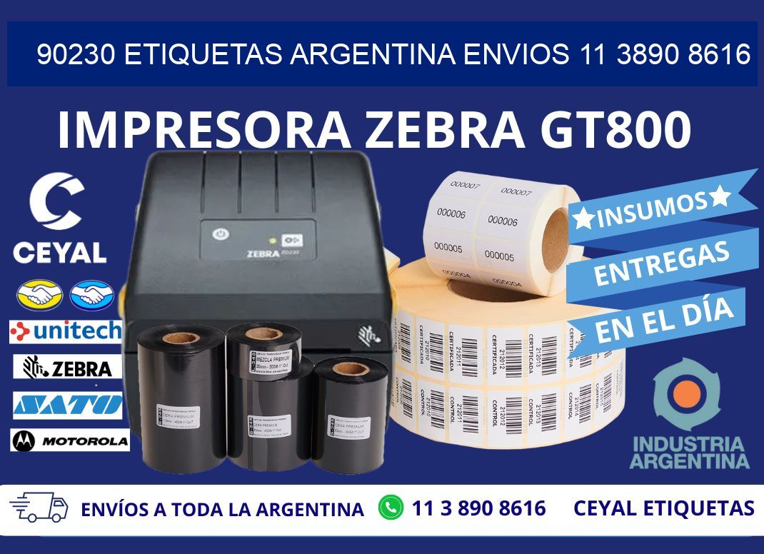 90230 ETIQUETAS ARGENTINA ENVIOS 11 3890 8616