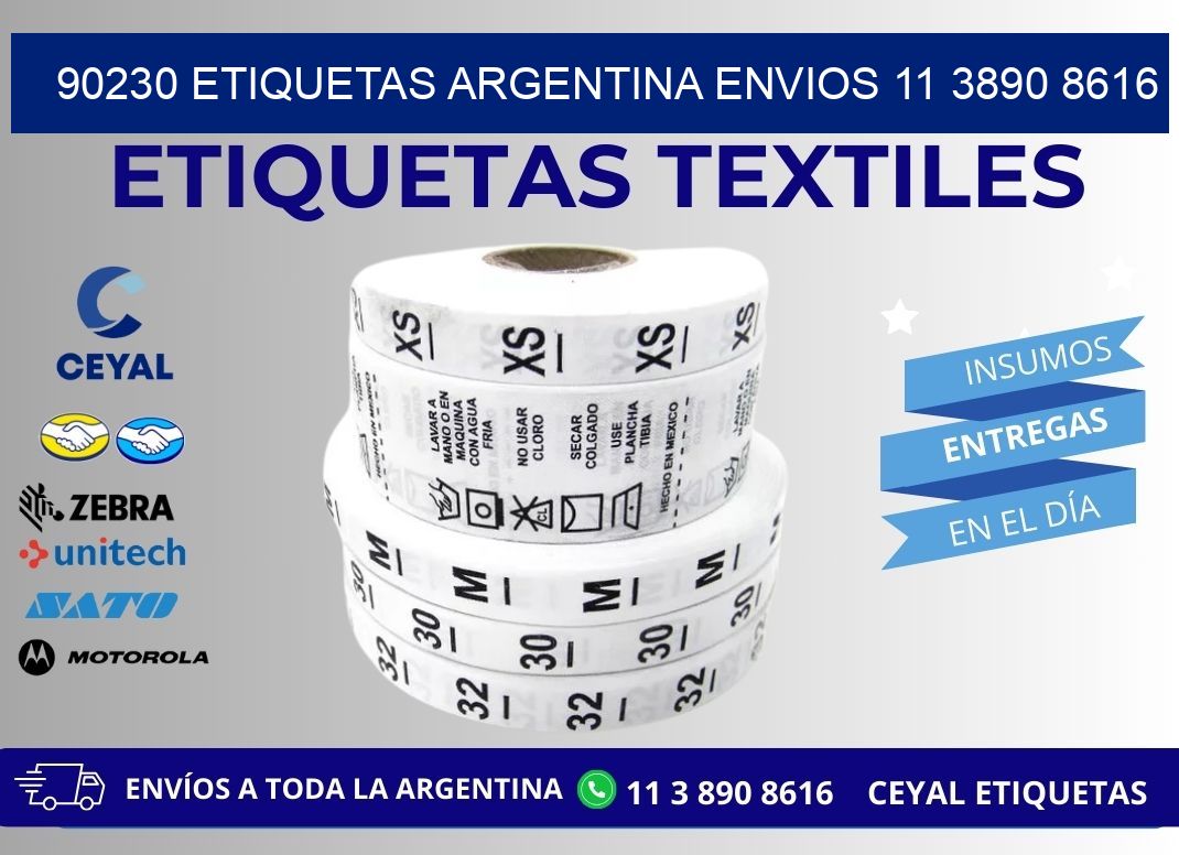 90230 ETIQUETAS ARGENTINA ENVIOS 11 3890 8616