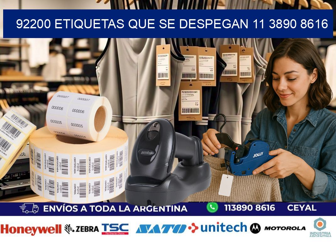 92200 ETIQUETAS QUE SE DESPEGAN 11 3890 8616