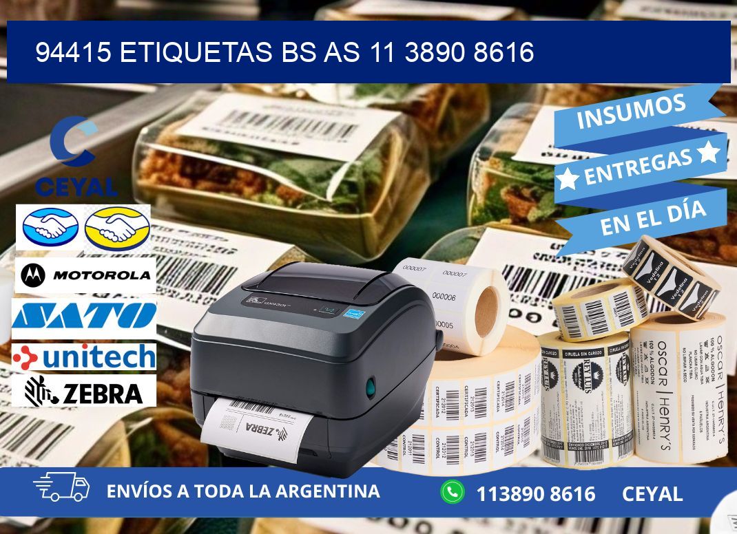 94415 ETIQUETAS BS AS 11 3890 8616