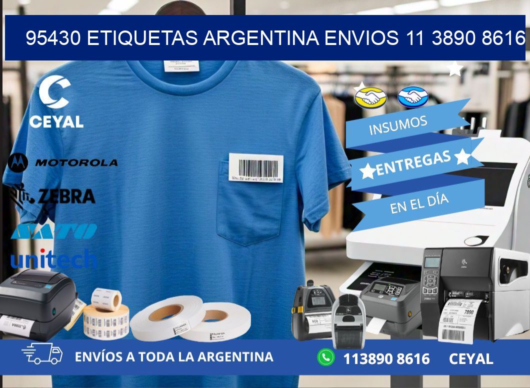 95430 ETIQUETAS ARGENTINA ENVIOS 11 3890 8616