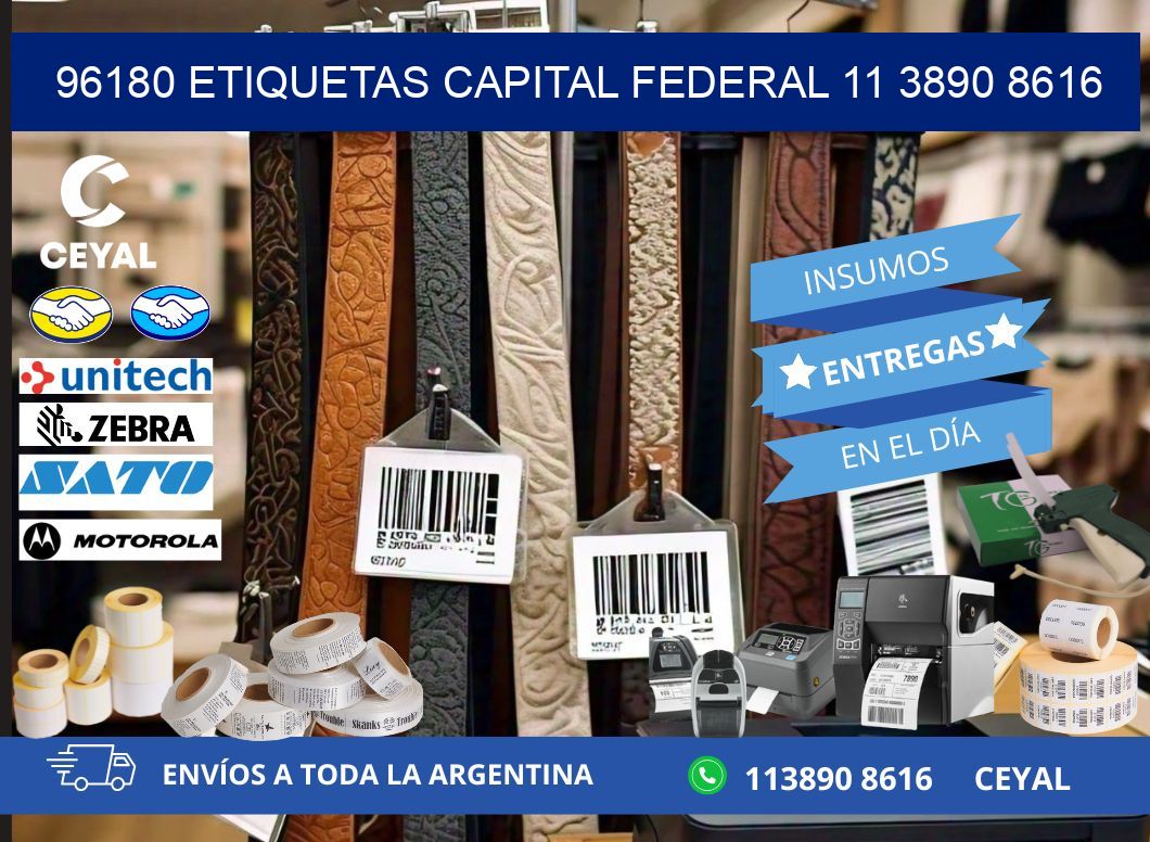 96180 ETIQUETAS CAPITAL FEDERAL 11 3890 8616