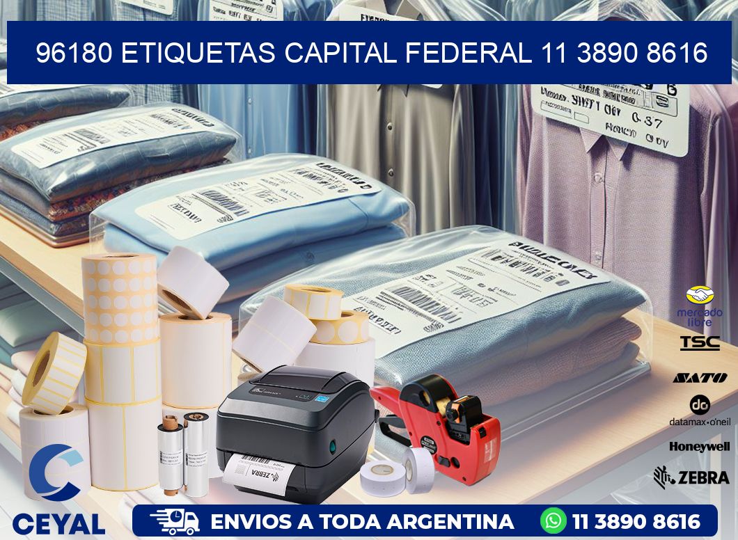 96180 ETIQUETAS CAPITAL FEDERAL 11 3890 8616