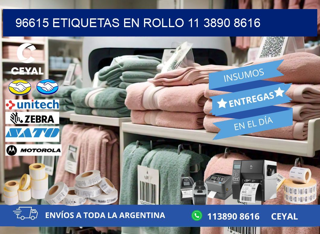 96615 ETIQUETAS EN ROLLO 11 3890 8616