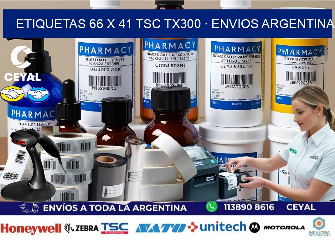 ETIQUETAS 66 x 41 TSC TX300 · ENVIOS ARGENTINA