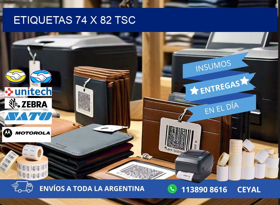 ETIQUETAS 74 x 82 TSC