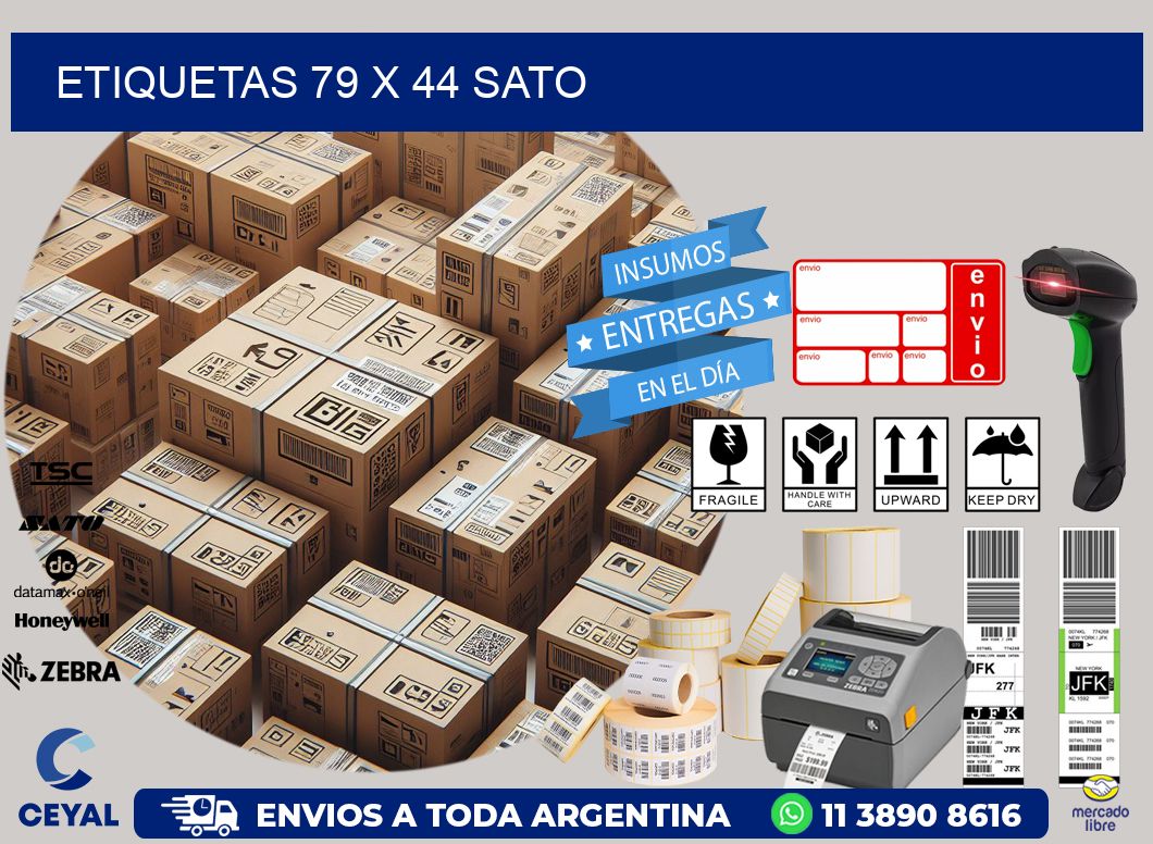 ETIQUETAS 79 x 44 SATO