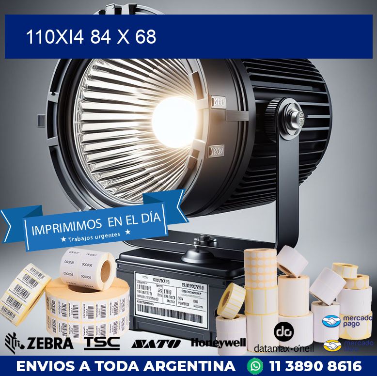 110Xi4 84 x 68