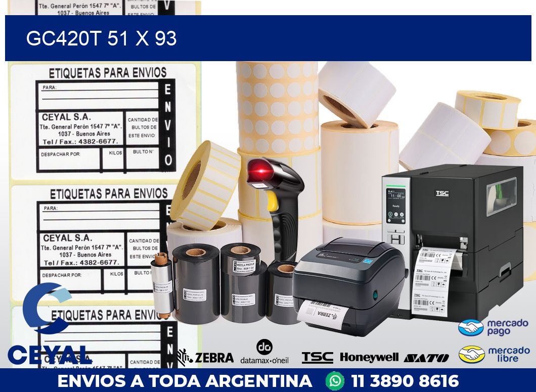 GC420T 51 x 93