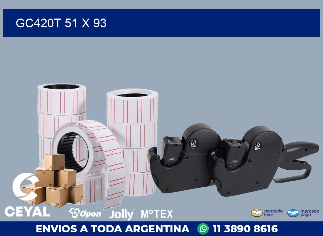 GC420T 51 x 93
