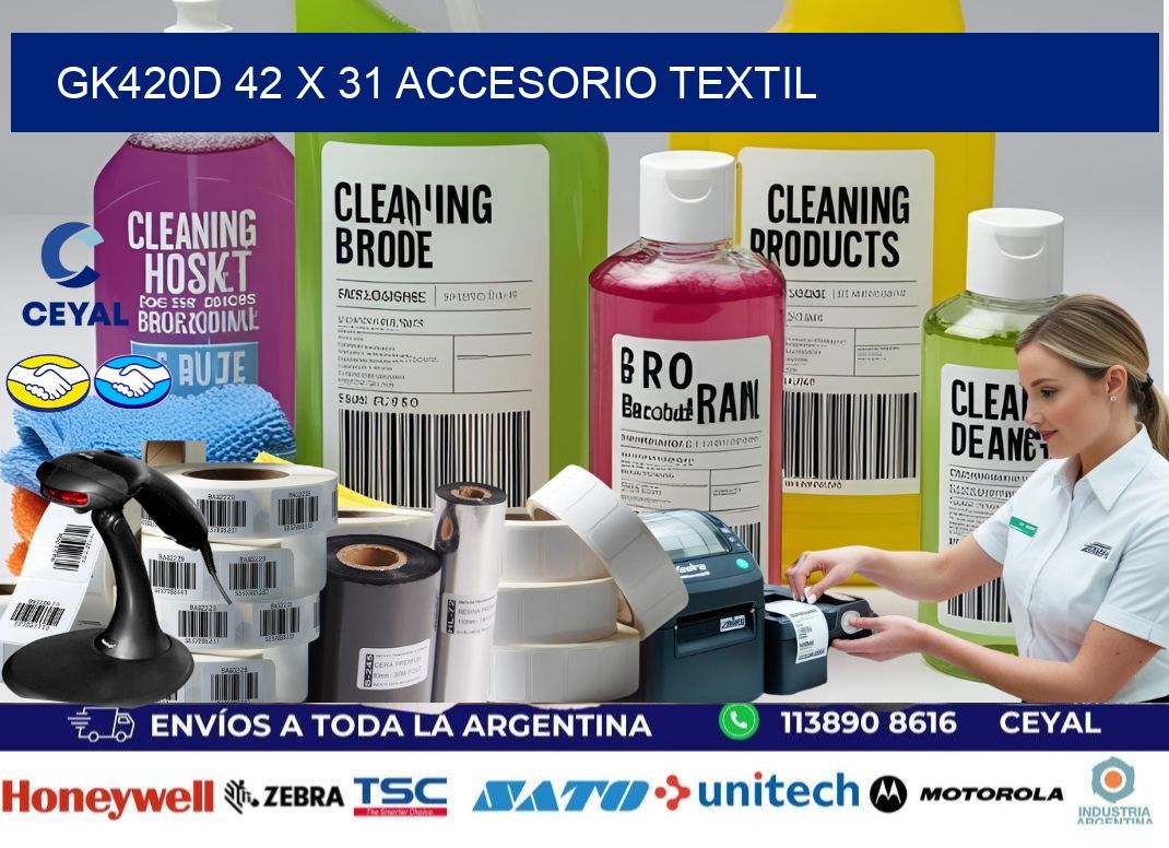 GK420D 42 x 31 ACCESORIO TEXTIL