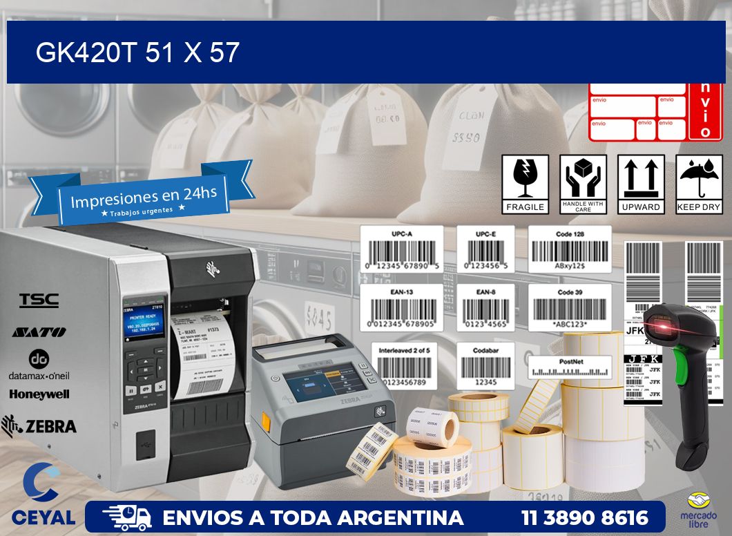 GK420T 51 x 57