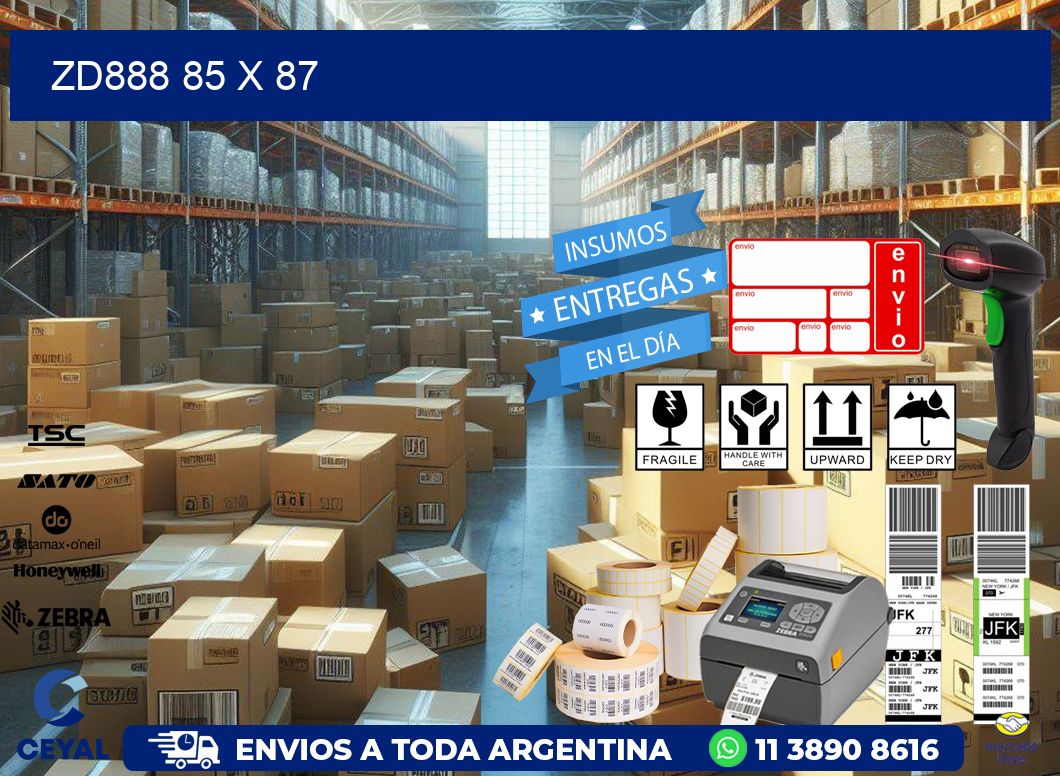 ZD888 85 x 87