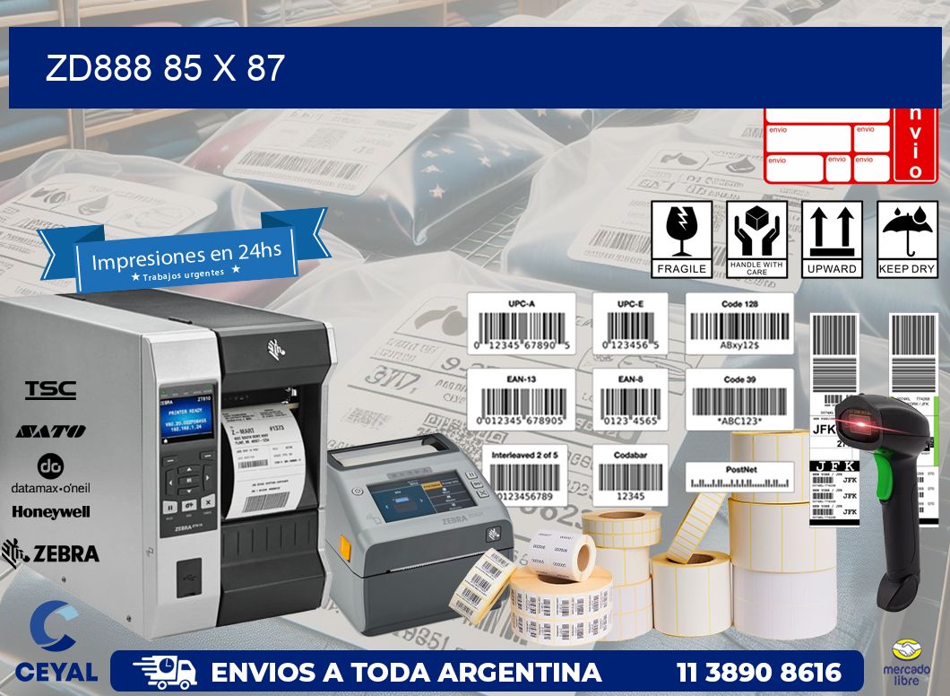 ZD888 85 x 87