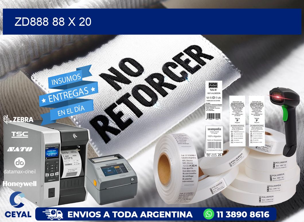 ZD888 88 x 20
