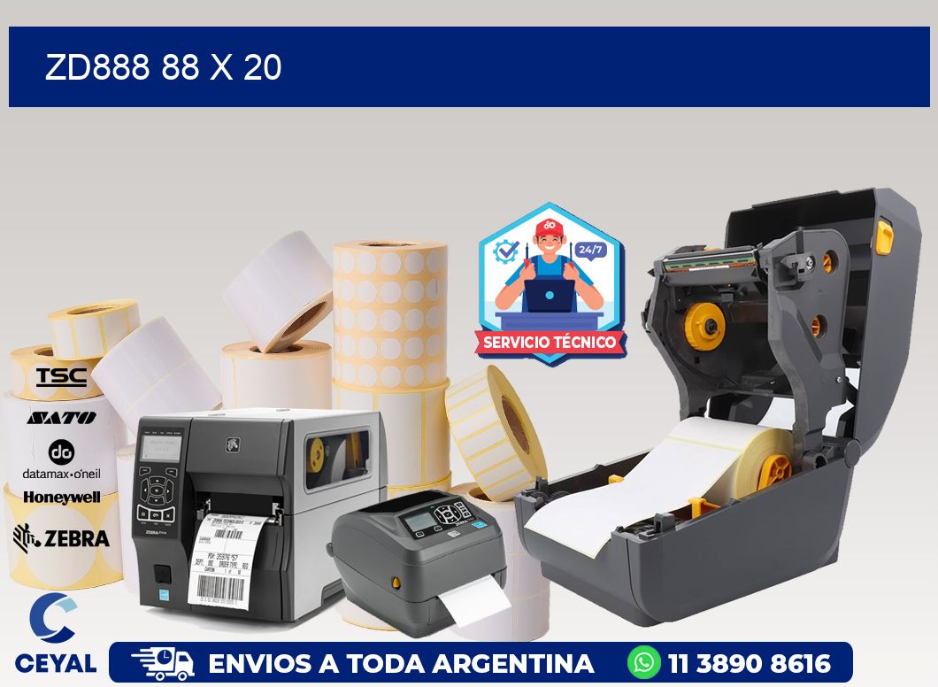 ZD888 88 x 20