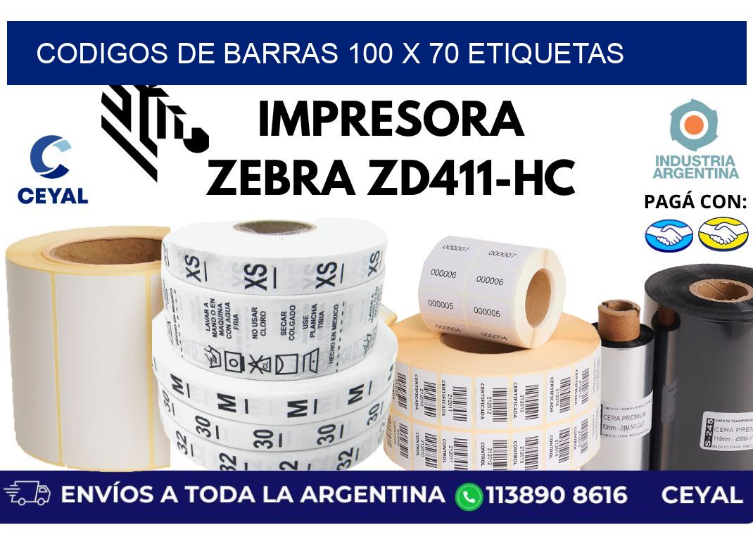 codigos de barras 100 x 70 etiquetas