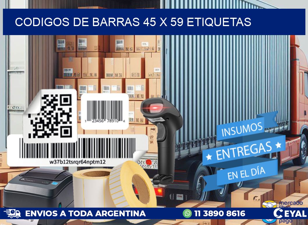 codigos de barras 45 x 59 etiquetas