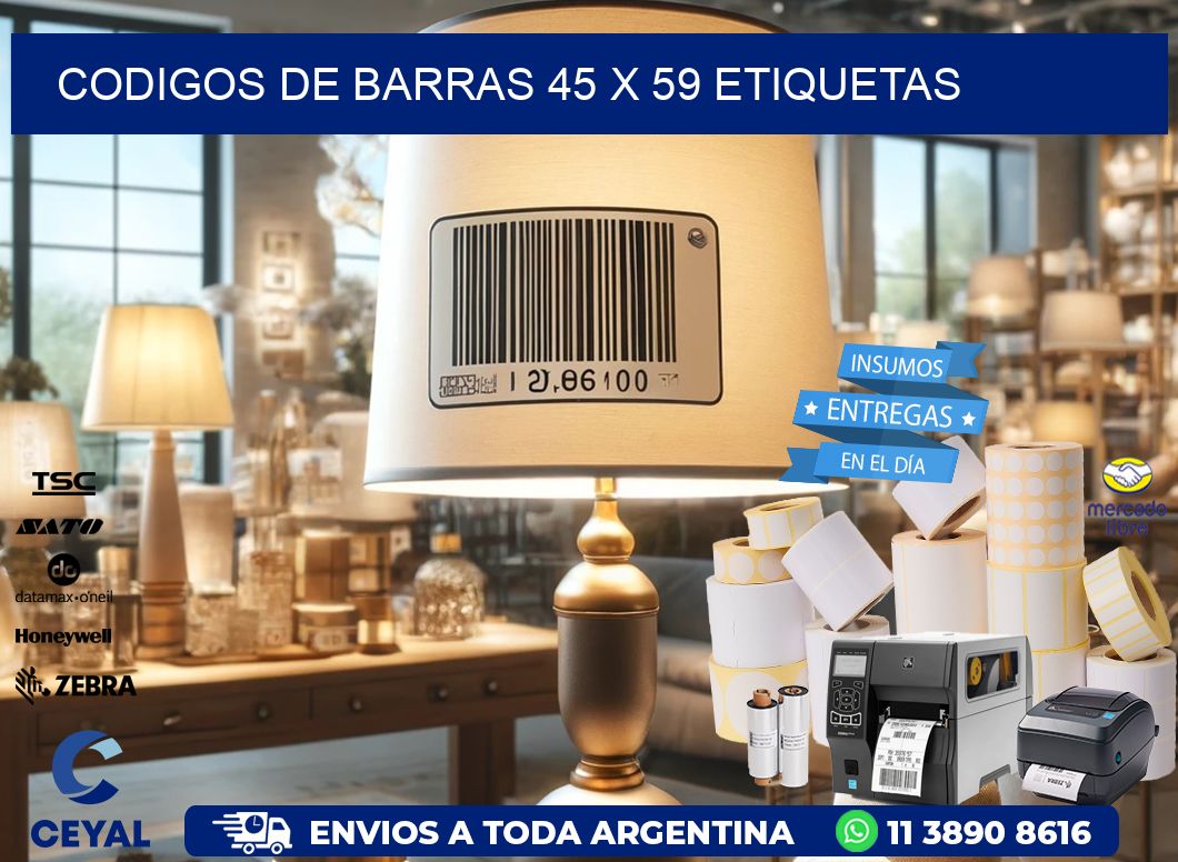 codigos de barras 45 x 59 etiquetas