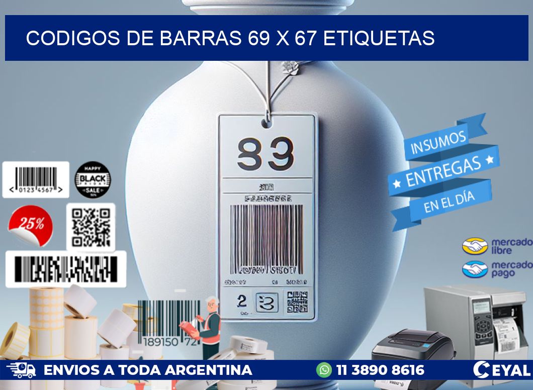 codigos de barras 69 x 67 etiquetas