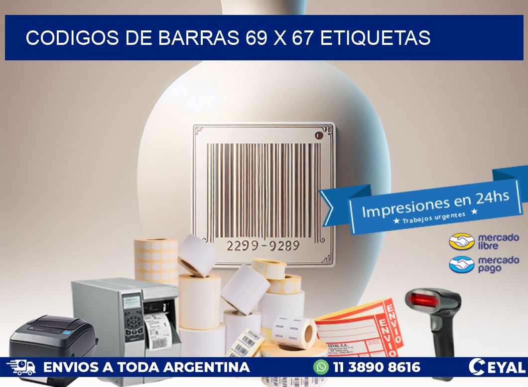 codigos de barras 69 x 67 etiquetas