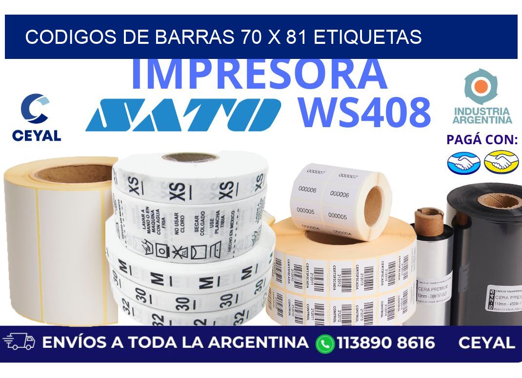codigos de barras 70 x 81 etiquetas