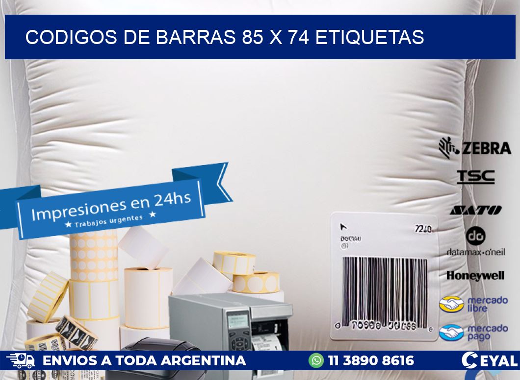 codigos de barras 85 x 74 etiquetas