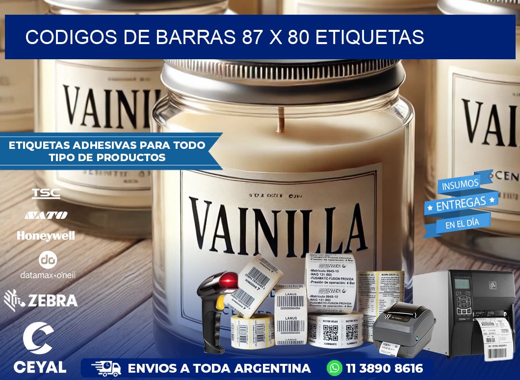 codigos de barras 87 x 80 etiquetas