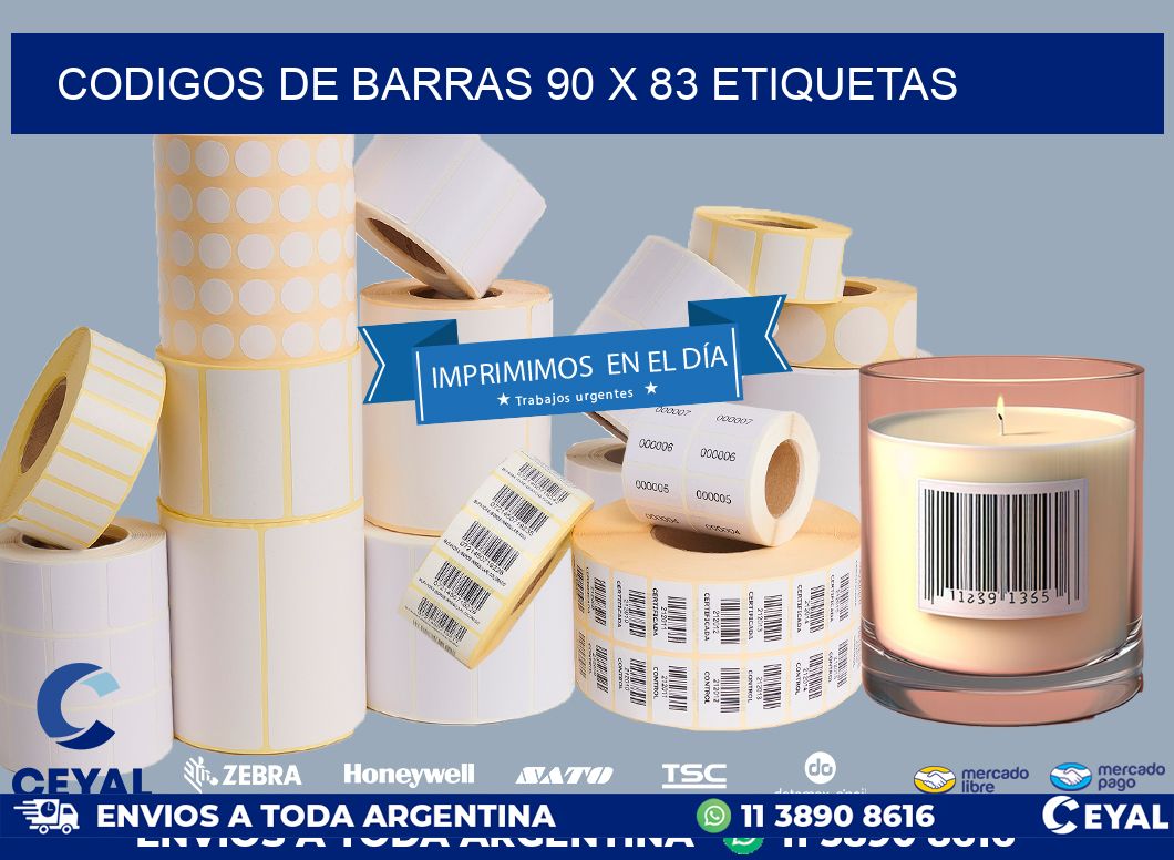 codigos de barras 90 x 83 etiquetas