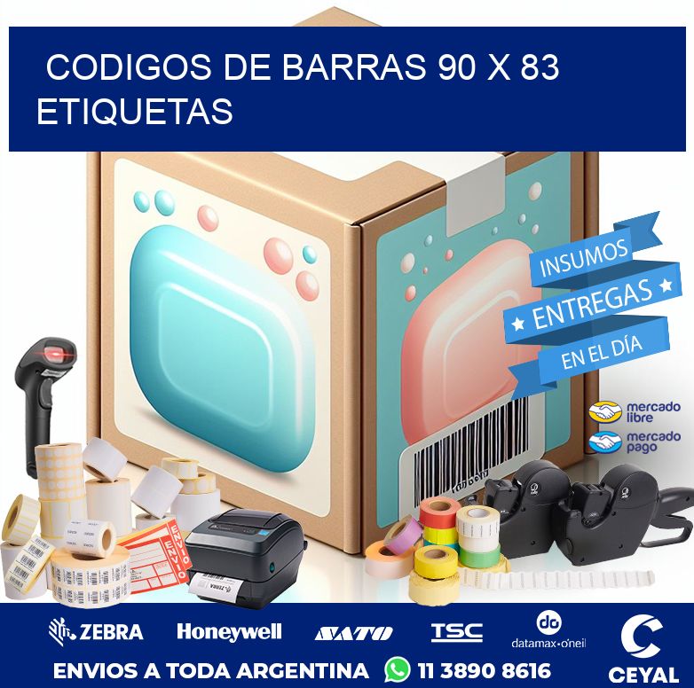 codigos de barras 90 x 83 etiquetas