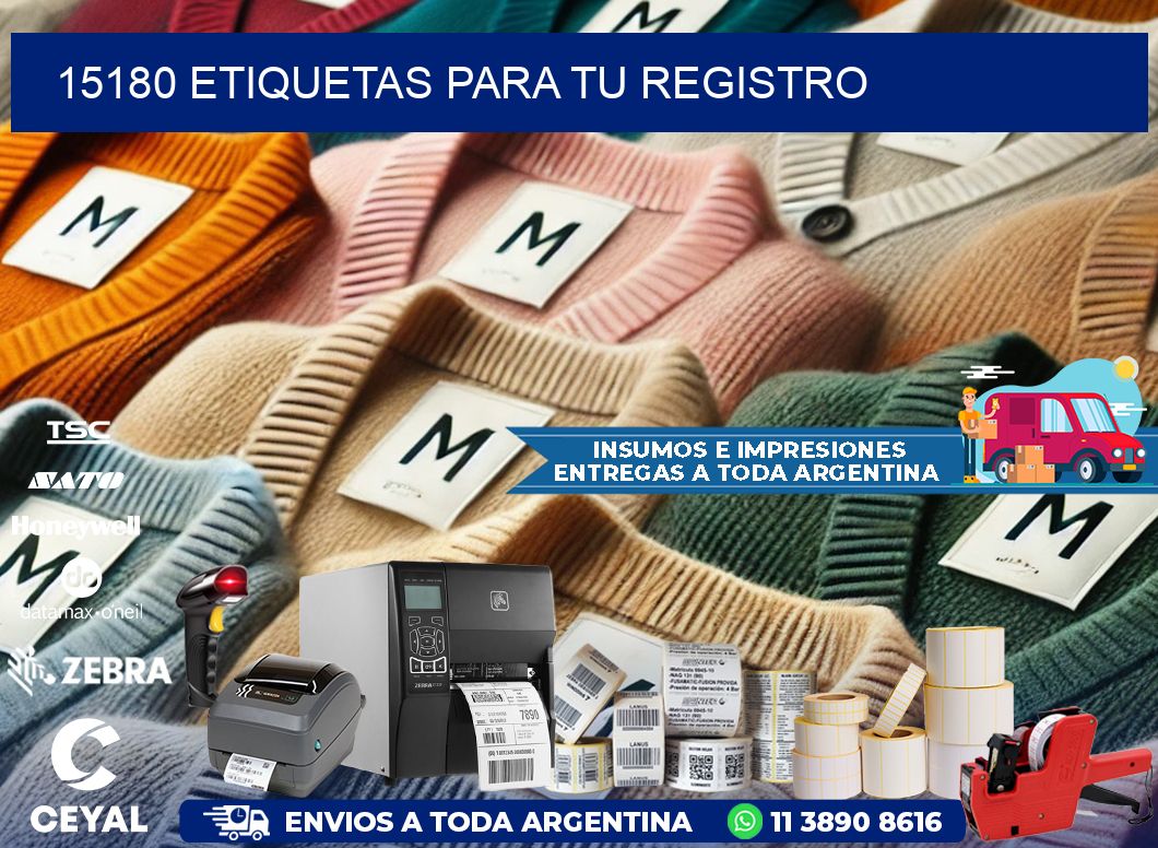 15180 etiquetas para tu registro