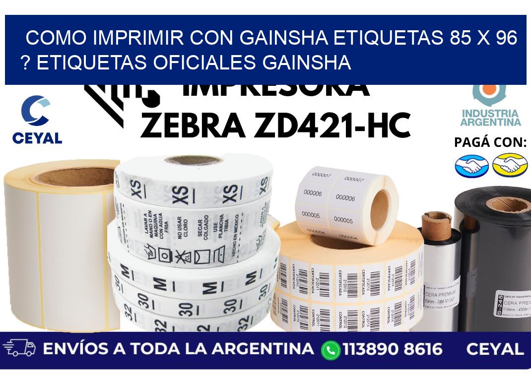 como imprimir con gainsha etiquetas 85 x 96 ? etiquetas oficiales gainsha