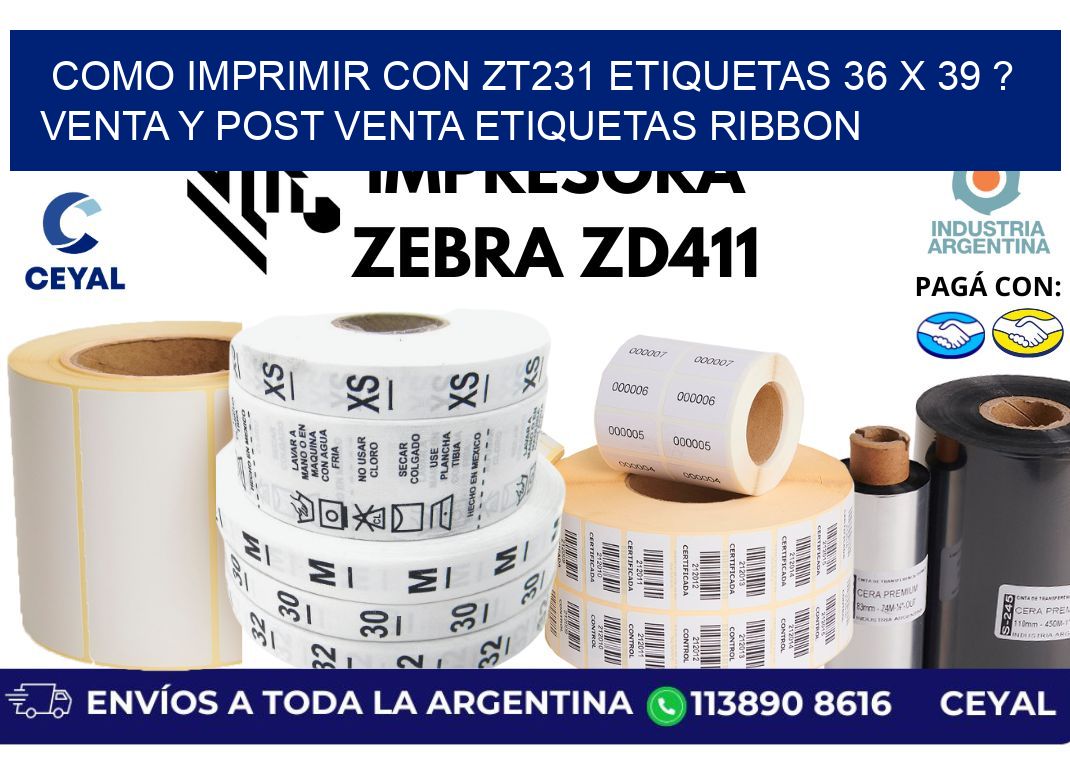 como imprimir con zt231 etiquetas 36 x 39 ? Venta y post venta etiquetas ribbon