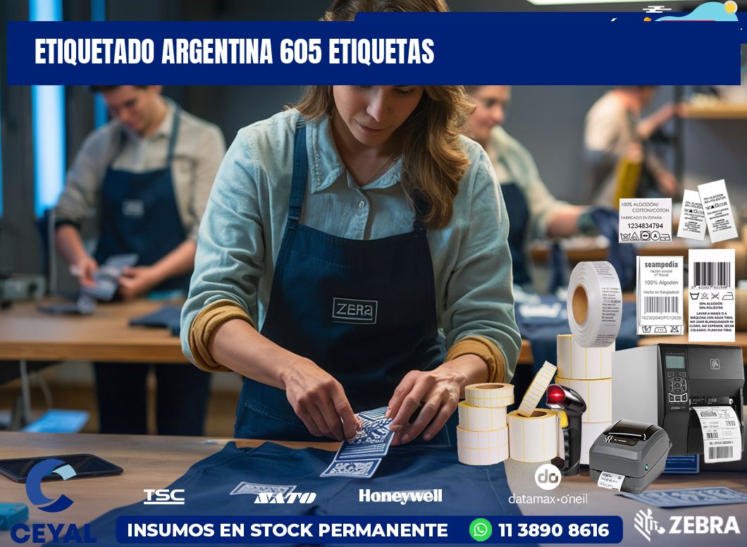 etiquetado argentina 605 etiquetas