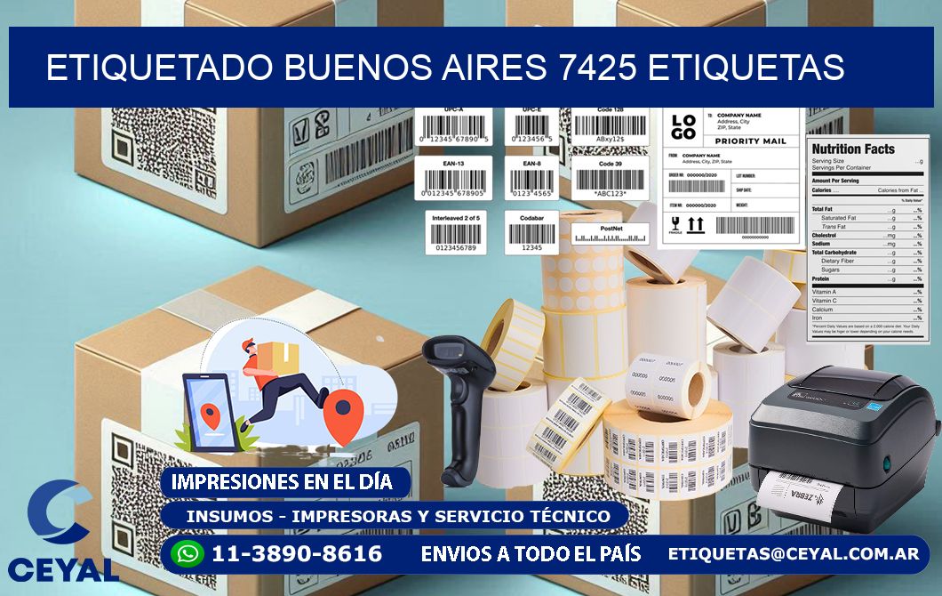etiquetado buenos aires 7425 etiquetas