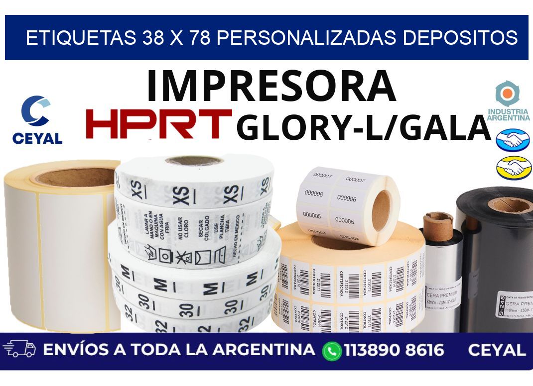 etiquetas 38 x 78 personalizadas depositos