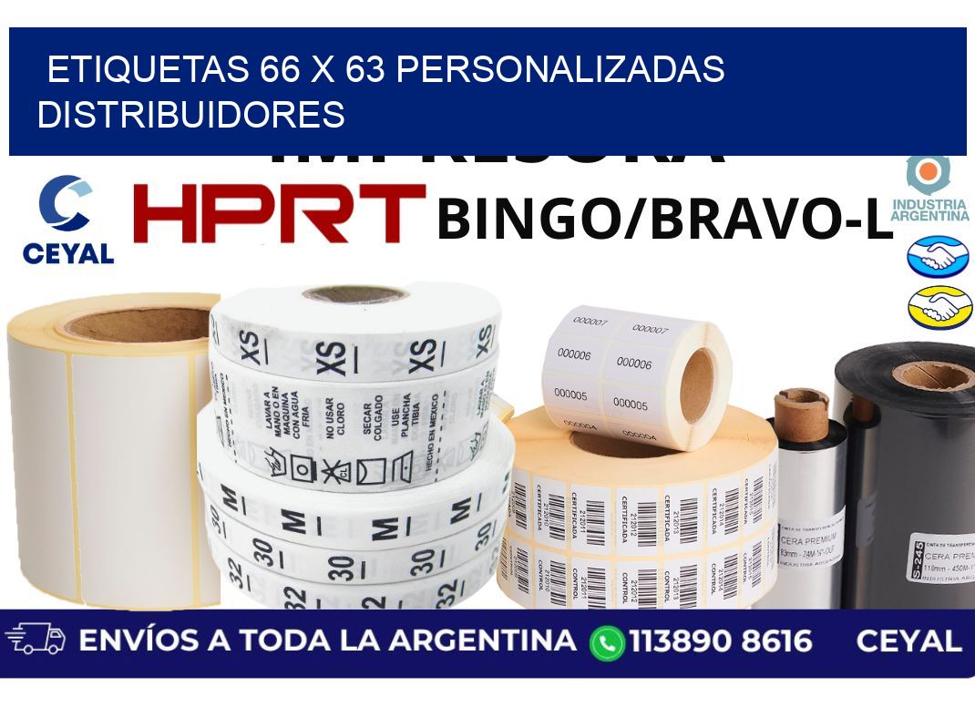 etiquetas 66 x 63 personalizadas distribuidores