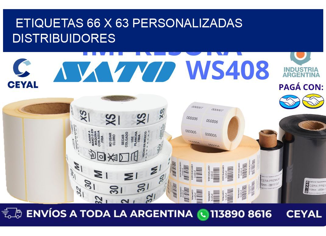 etiquetas 66 x 63 personalizadas distribuidores