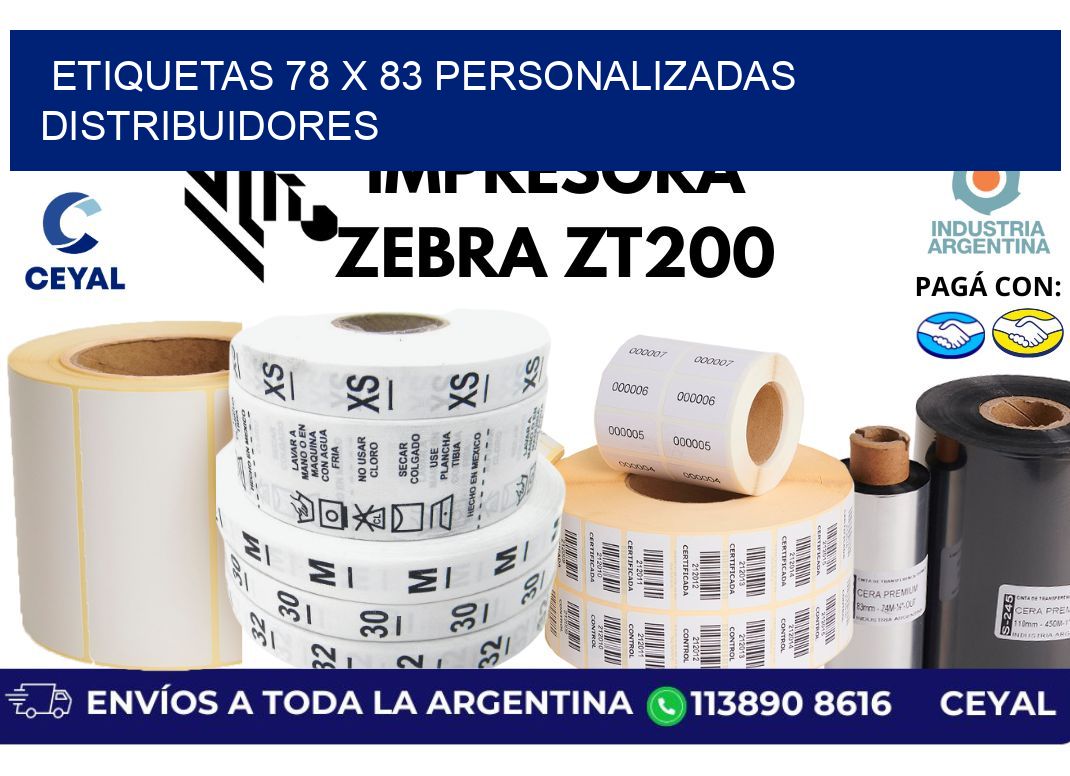 etiquetas 78 x 83 personalizadas distribuidores