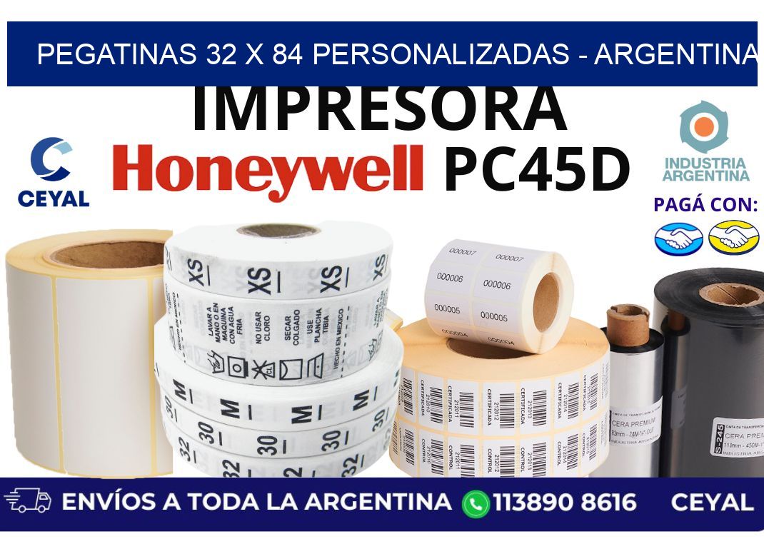 pegatinas 32 x 84 personalizadas – Argentina