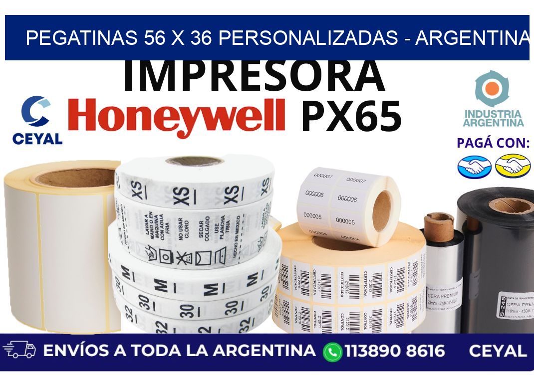 pegatinas 56 x 36 personalizadas - Argentina
