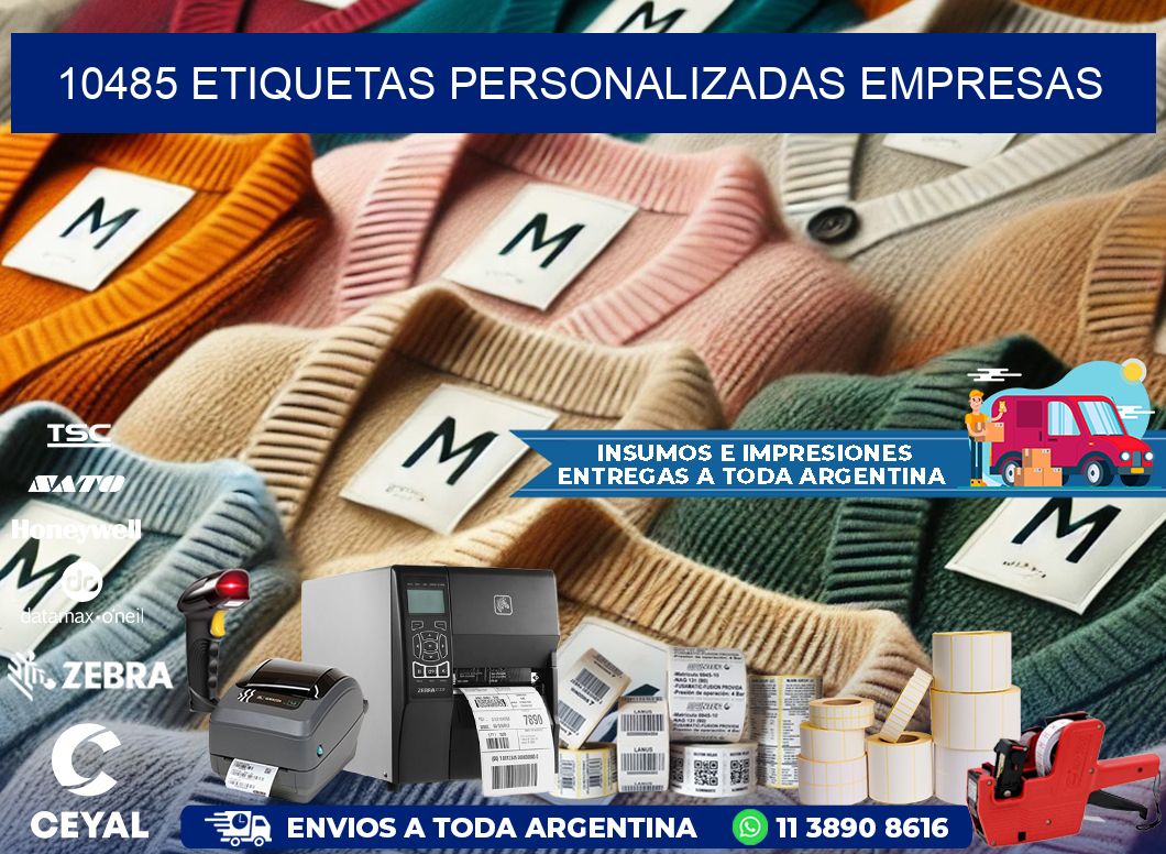 10485 Etiquetas personalizadas empresas