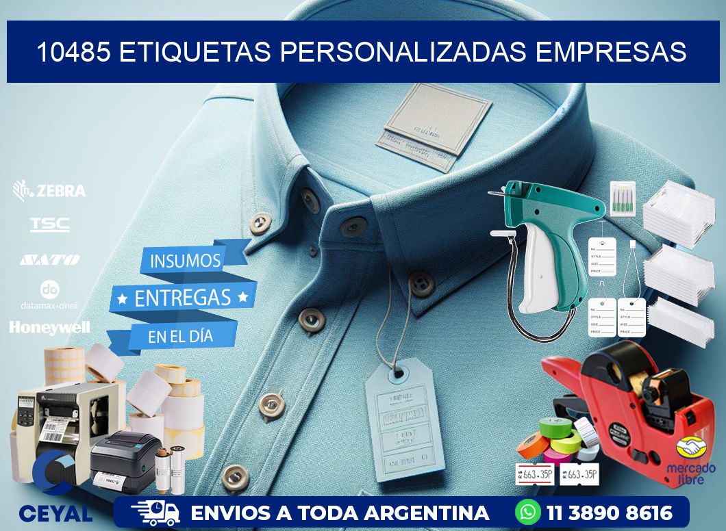10485 Etiquetas personalizadas empresas
