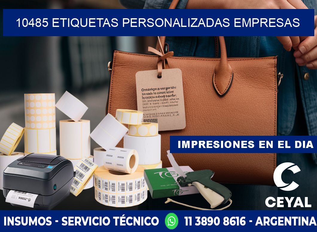 10485 Etiquetas personalizadas empresas