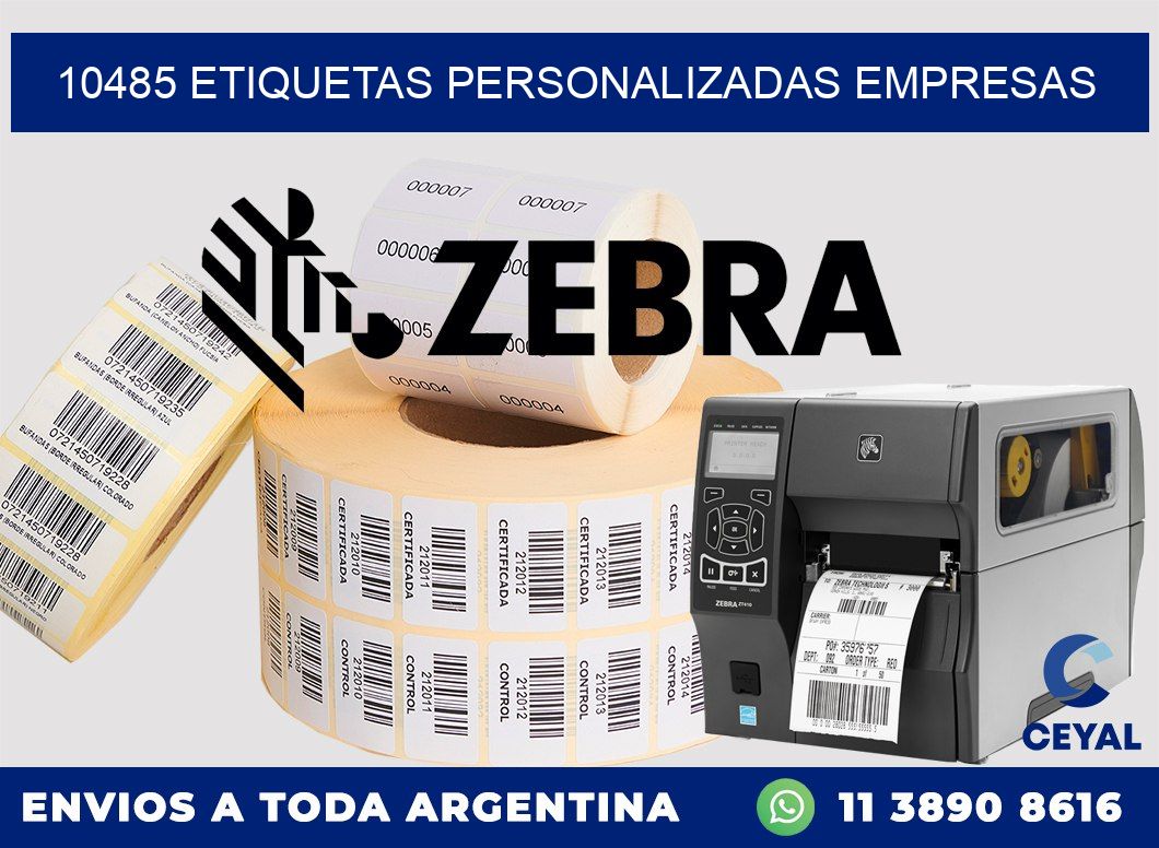 10485 Etiquetas personalizadas empresas