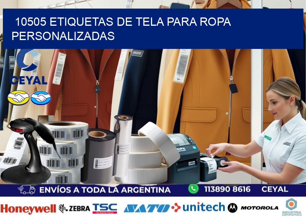 10505 Etiquetas de tela para ropa personalizadas