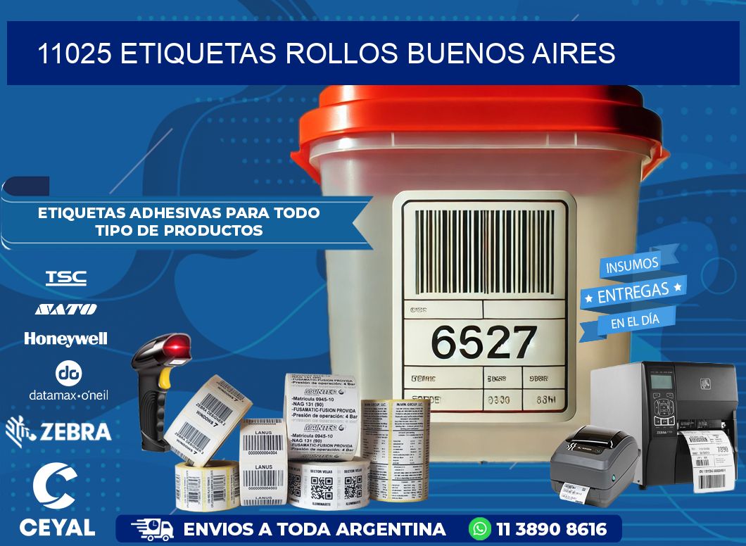 11025 etiquetas rollos buenos aires