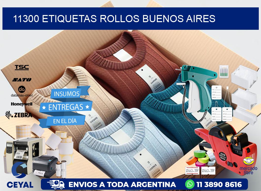 11300 etiquetas rollos buenos aires