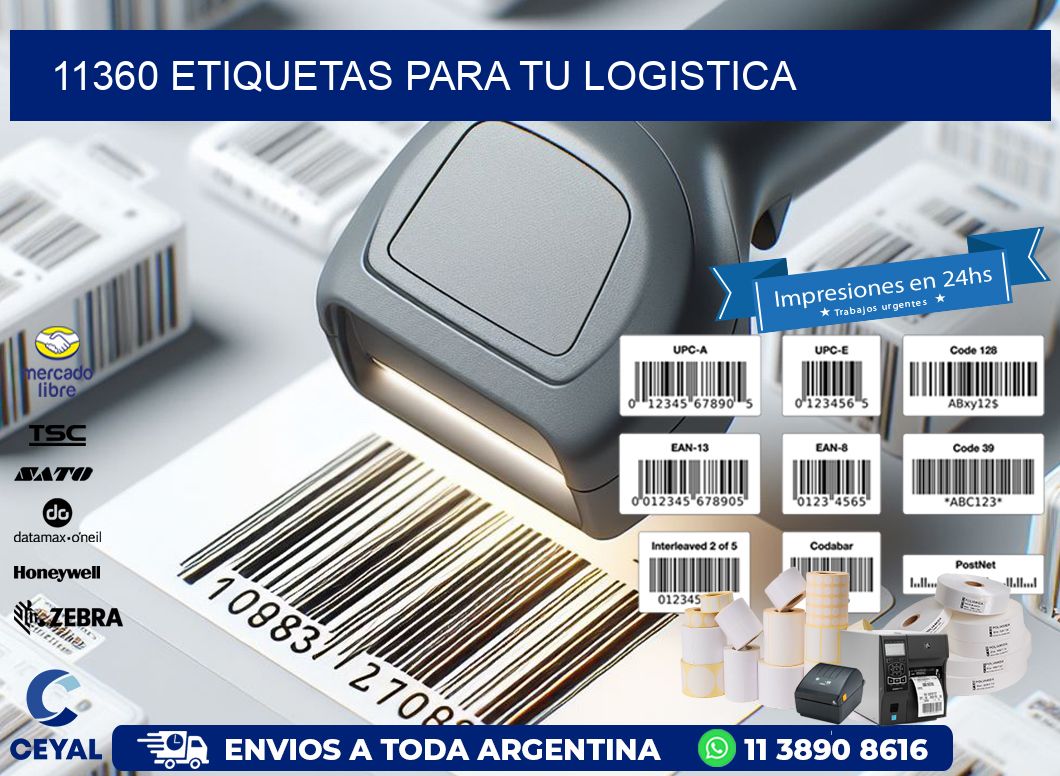 11360 etiquetas para tu logistica