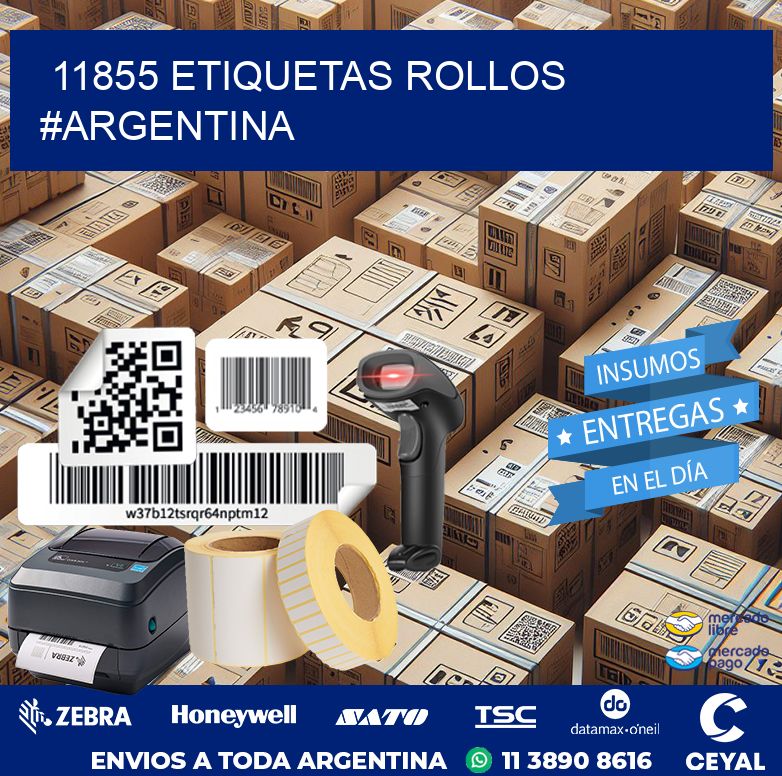 11855 etiquetas rollos #ARGENTINA
